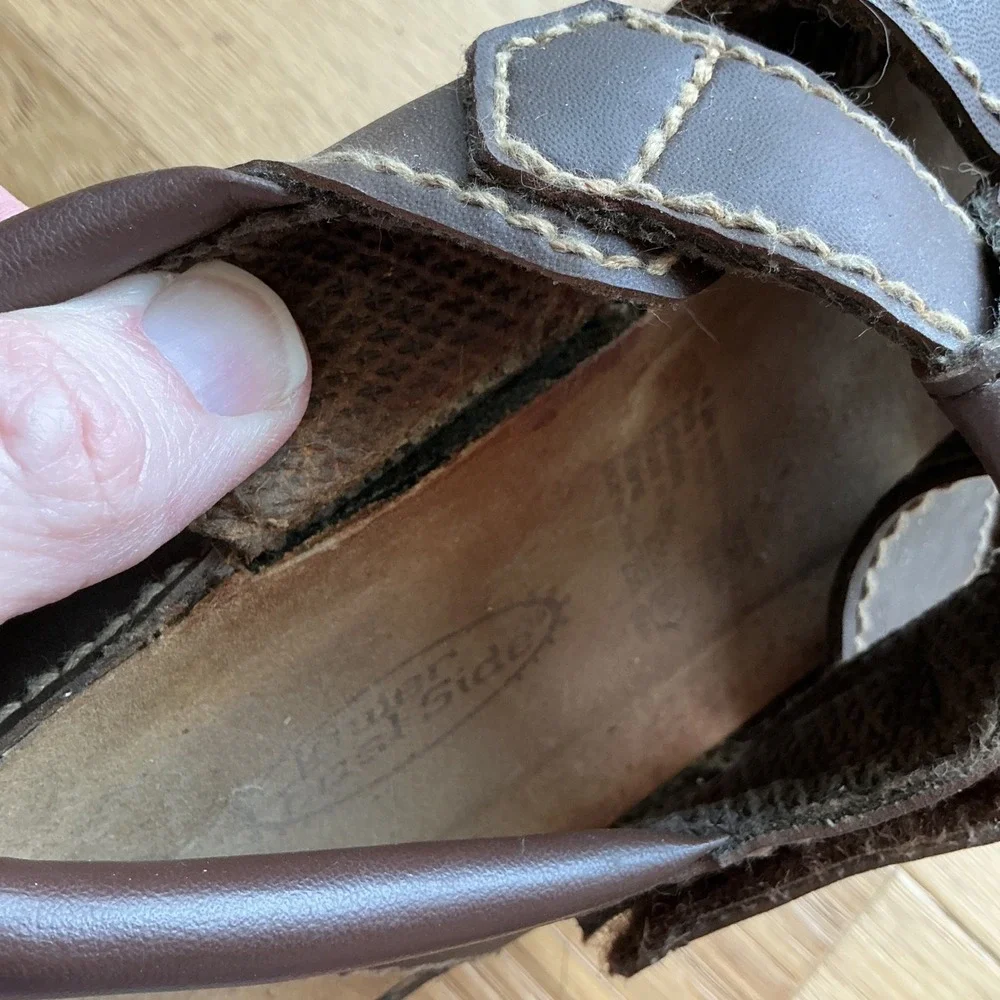 Lower East Side Fisherman Sandals Womens 8.5 Brown Platform 90s Grunge Y2K Retro